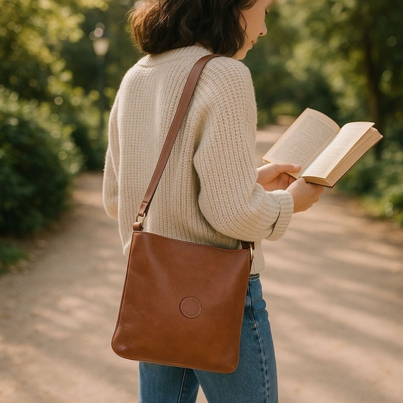 Roots Handbags - Vintage ROOTS Leather Crossbody Bag